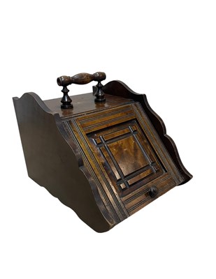 Lot 319 - A late Victorian coal scuttle.