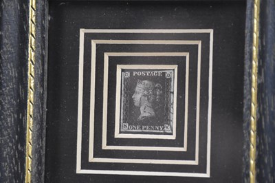 Lot 343 - GREAT BRITAIN; 1840 1d black 'NK' with 3.5"...