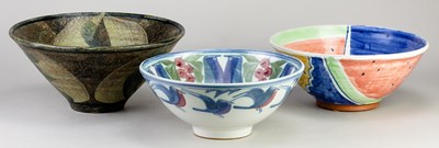 Lot 419 - LAURENCE McGOWAN (born 1942); a Maiolica style...