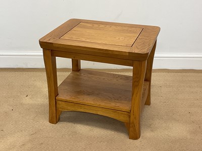 Lot 856 - OAK FURNITURE LAND; a light oak contemporary...