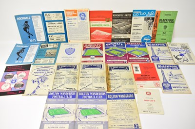 Lot 442 - A quantity of football programmes from...