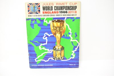 Lot 786 - A 1966 official World Cup football programme.