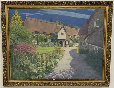 Lot 328 - DAN DAVIDSON; oil on canvas, 'Wreyland Manor,...