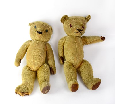 Lot 269 - Two mid-20th century English jointed teddy...