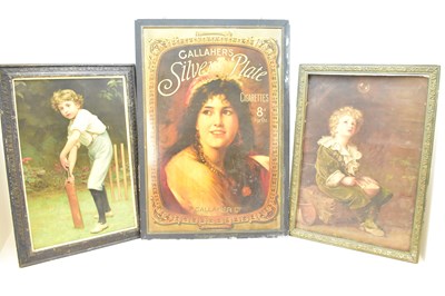 Lot 634 - Three period advertising poster prints...