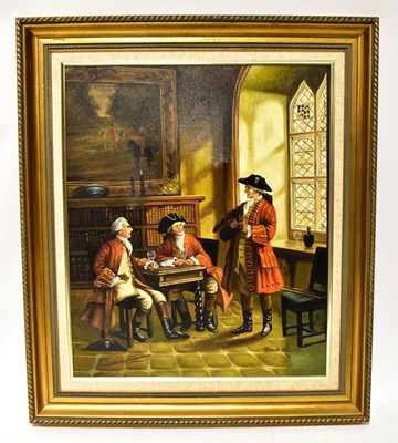 Lot 684 - FRANK WILLIAMS (20th century); oil on canvas,...