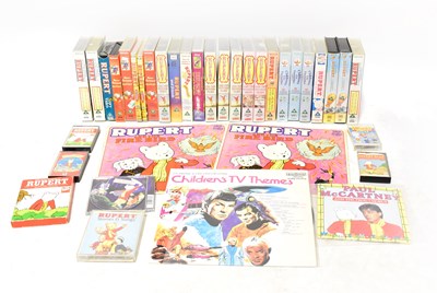 Lot 477 - A quantity of Rupert the Bear video cassettes...