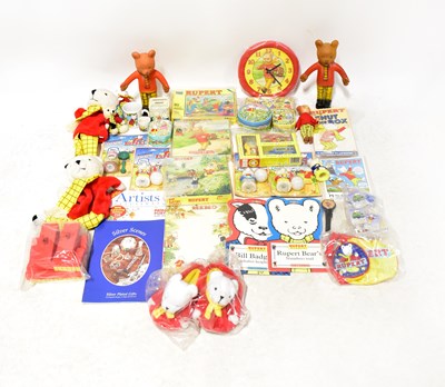 Lot 747 - A quantity of Rupert the Bear related toys...