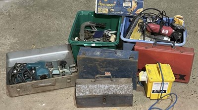 Lot 706 - A quantity of electric tools to include a nail...