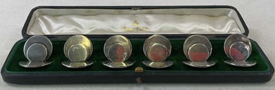 Lot 457 - SAMPSON MORDAN & CO; a cased set of six George...