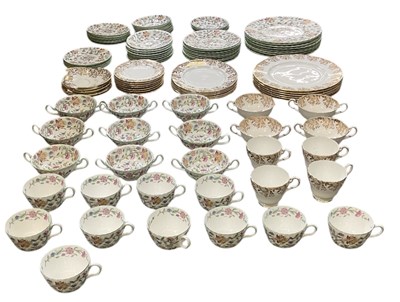 Lot 633 - MINTON; a part tea and dinner service...