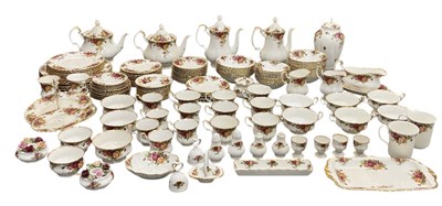 Lot 596 - ROYAL ALBERT; a large quantity of tea and...