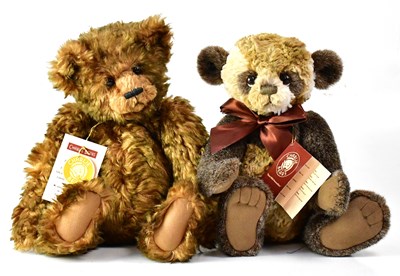 Lot 400 - CHARLIE BEARS; two teddy bears comprising...