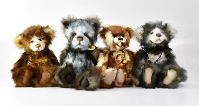 Lot 410 - CHARLIE BEARS; four teddy bears, comprising...