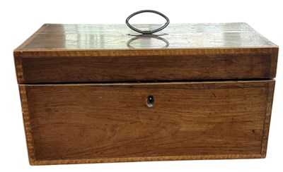 Lot 397 - A 19th century rosewood and satinwood inlaid...