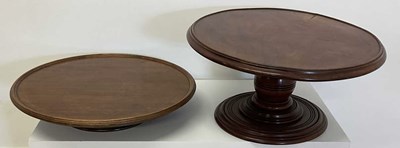 Lot 9 - A 19th century mahogany dish topped circular...