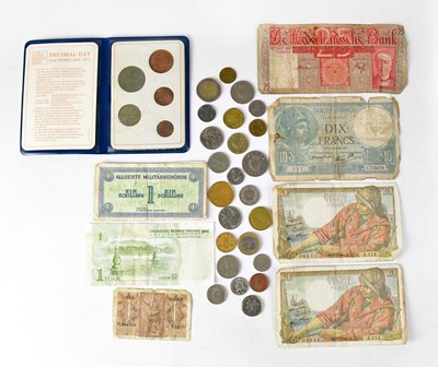 Lot 1055 - A small quantity of world and domestic coinage...