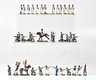 Lot 295 - Twenty-three boxes of loose model soldiers,...