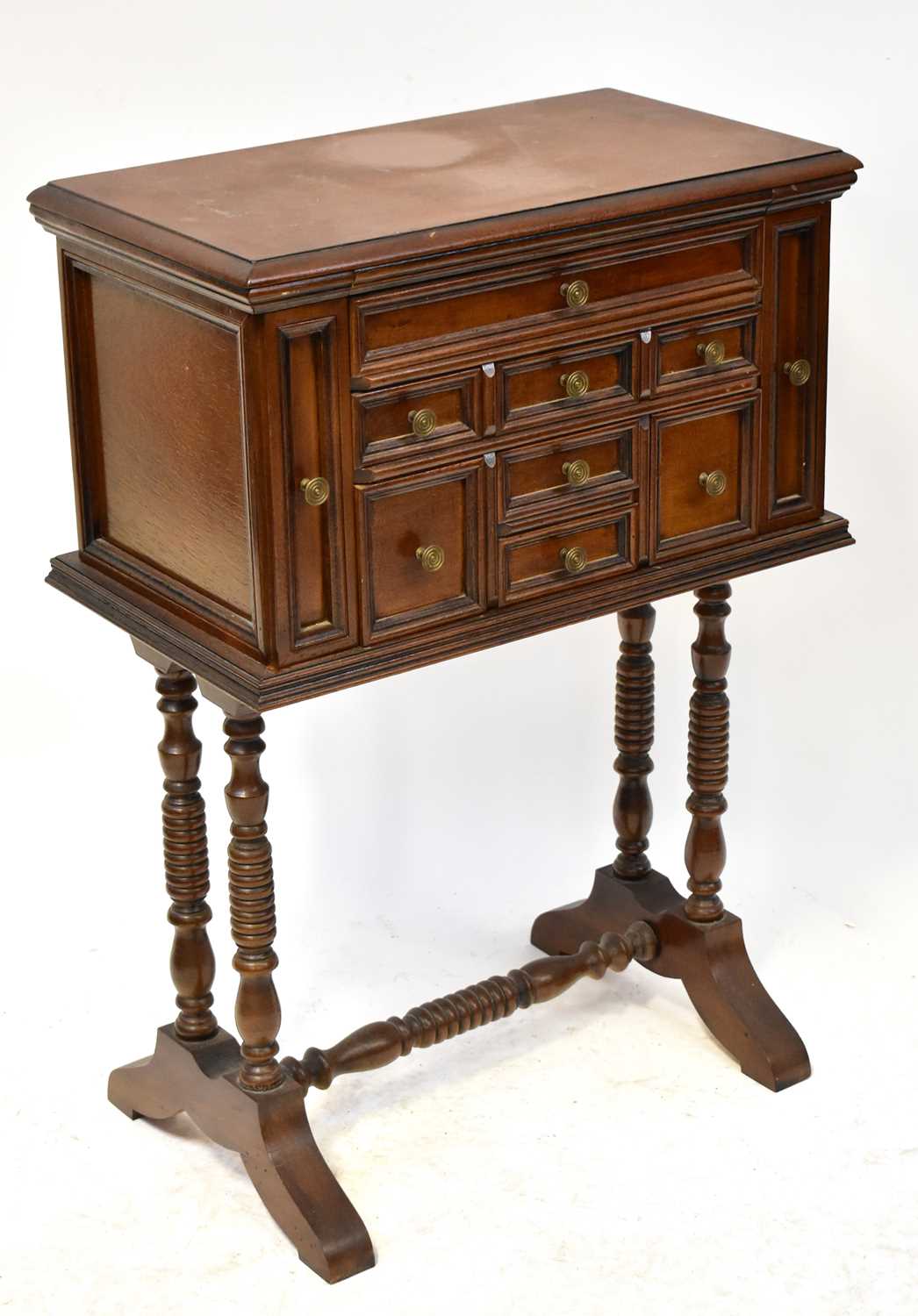 Lot 20 - A reproduction walnut specimen/collectors'...