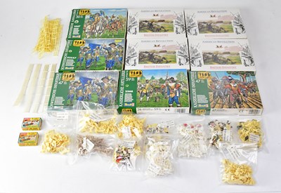 Lot 444 - Thirteen boxed sets of model toy infantry...