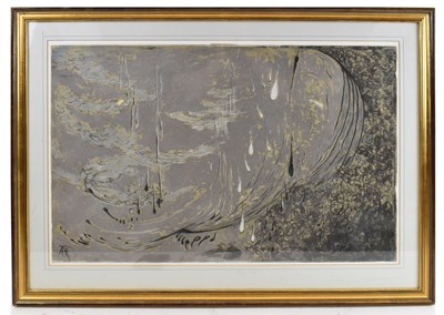 Lot 177A - A mid-twentieth century pastel, abstract...