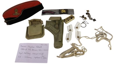 Lot 442 - A WWII Royal Artillery gun pouch, canvas pouch,...