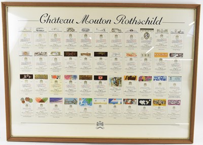 Lot 211 - A Château Mouton Rothschild Vintage Artists...