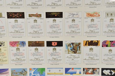 Lot 211 - A Château Mouton Rothschild Vintage Artists...