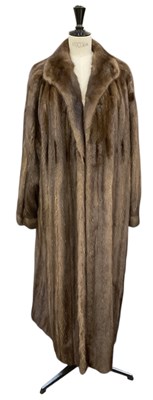 Lot 521 - A lady's full length saga mink full coat.