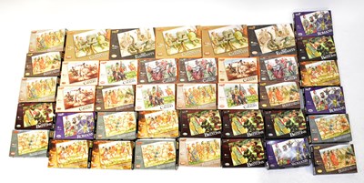 Lot 456 - Forty model toy soldier kits by Hat, including...