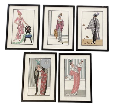 Lot 338 - A set of five modern needleworks, all...