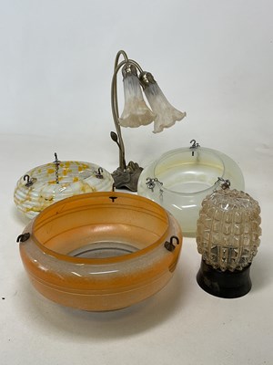 Lot 684 - A group of mid 20th century lighting,...