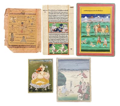 Lot 163 - A late 19th/early 20th century Indian gouache...