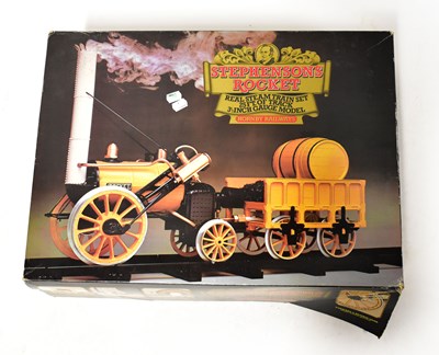 Lot 498 - HORNBY; a boxed Stephenson's Rocket 'Real...