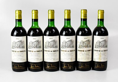 Lot 806 - CHATEAU DU BREUIL; six bottles of 1982...