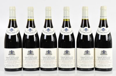 Lot 734 - RED WINE; six bottles Vosne-Romanee Aux...