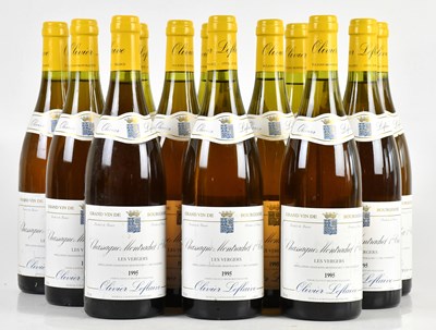 Lot 736 - WHITE WINE; twelve bottles Chassagne...