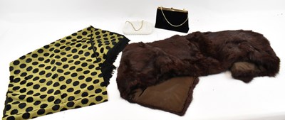Lot 368 - A vintage mink stole and another fur stole, a...