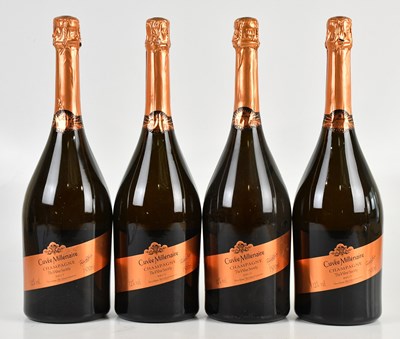 Lot 764 - CHAMPAGNE; four magnum bottles of 'Cuvee...