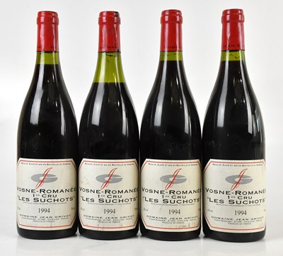 Lot 745 - RED WINE; four bottles Vosne Romanee 1er Cru...