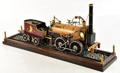 Lot 1010 - A scratch built model 'Invicta' with tender, 3....