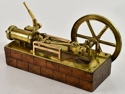 Lot 1024 - A scratch built live steam engine, single...