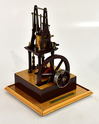 Lot 1009 - A scratch built live steam vertical single...