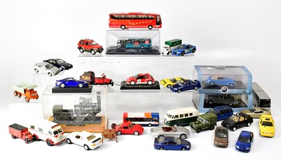 Lot 307 - A quantity of diecast and other vehicles,...