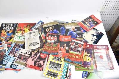 Lot 390 - Approximately one hundred football programmes...