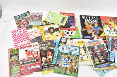 Lot 390 - Approximately one hundred football programmes...