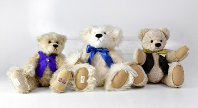 Lot 387 - DEANS RAGBOOK; three limited edition teddy...