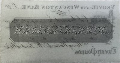 Lot 380 - TREASURY NOTE; ten shillings, Q44 no. 065371,...