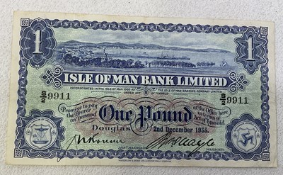 Lot 417 - ISLE OF MAN BANK LTD, DOUGLAS; a one pound...