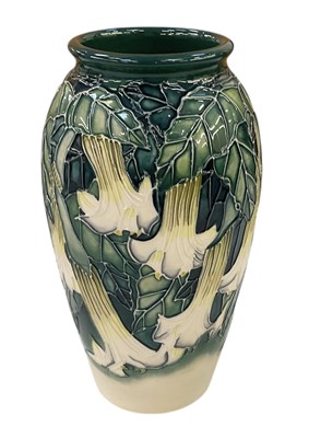 Lot 591 - ANGELA DAVENPORT FOR MOORCROFT; a vase...